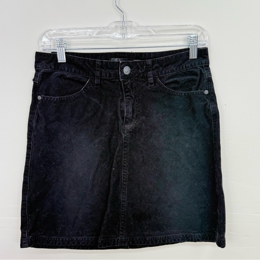 Prana Black Corduroy Mini Skirt P25